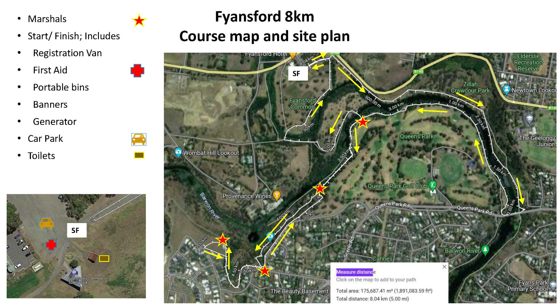 Fyansford 8km Option C 2023